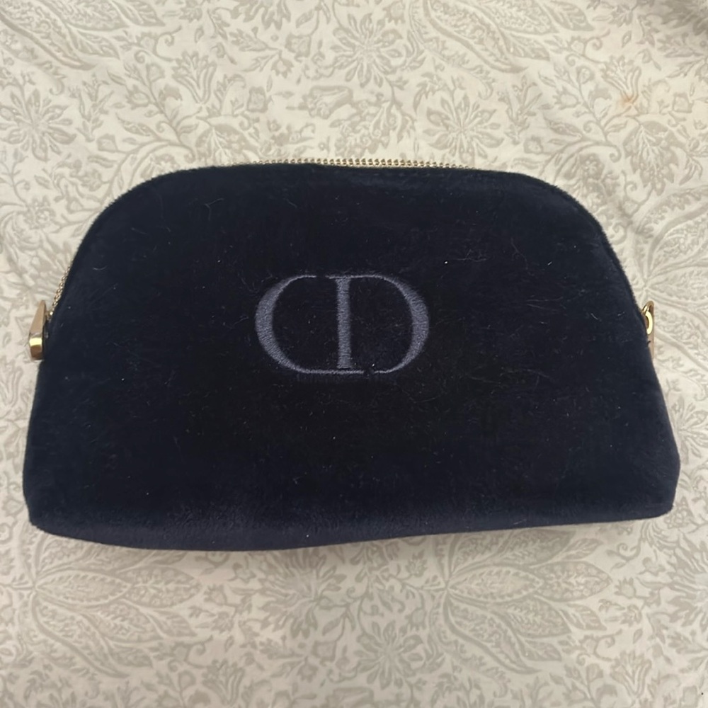 Christian Dior Brand new velvet make up bag